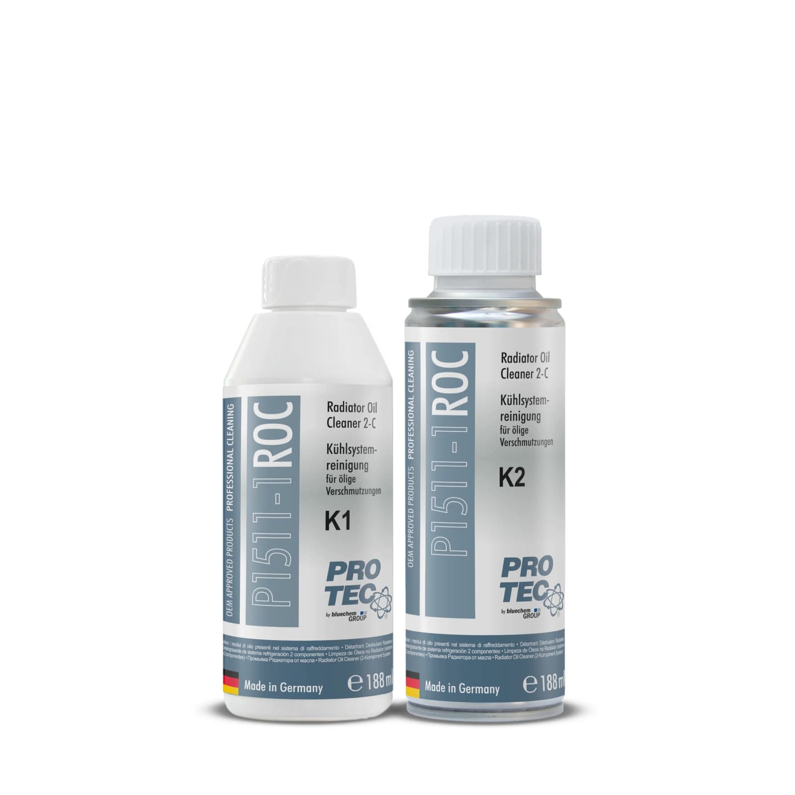 ROC Limpiador Desengrasante Radiador 2C · K1 188 ml + K2 188 ml